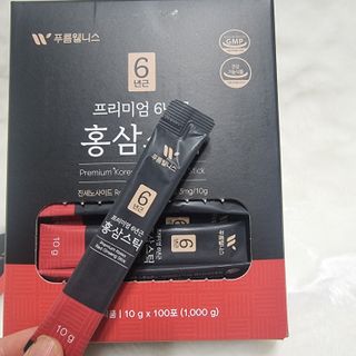 [푸름웰니스] 프리미엄 6년근 홍삼스틱 3mg x 100포 — 5점을 준 리뷰어가 2022년 3월 올린 사용 사진