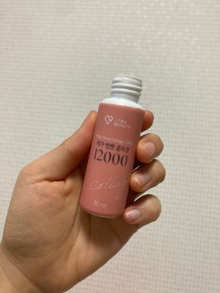 랩앤뷰티 메가 벨벳 콜라겐 12000 — 5점을 준 리뷰어가 2021년 5월 올린 사용 사진