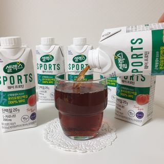 셀렉스스포츠 셀렉스 스포츠 웨이 프로틴 복숭아_ 330ml x 12팩 — 5점을 준 리뷰어가 2021년 8월 올린 사용 사진