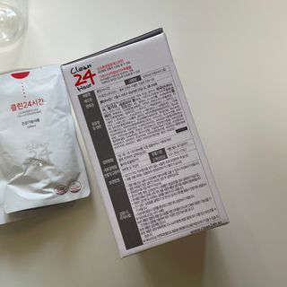 클린24시간 1BOX(5포) + 전용보틀(500ml) — 5점을 준 리뷰어가 2022년 10월 올린 사용 사진