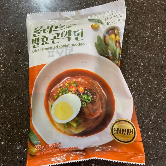 올리브 발효곤약면 찰비빔면 1세트-(3봉) 리뷰 사진