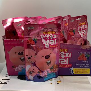 [팔도] 잔망루피젤리 믹스베리맛 42g 8개 — 5점을 준 리뷰어가 2022년 1월 올린 사용 사진
