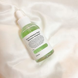 [녹산] 그린 솔루션 멀티 수분 앰플 + 그린 솔루션 멀티 수분크림 — 5점을 준 리뷰어가 2022년 9월 올린 사용 사진