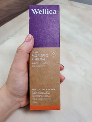 웰리카_V CARE 웰리카 락토 리프레싱 이너클렌저 — 5점을 준 리뷰어가 2021년 1월 올린 사용 사진