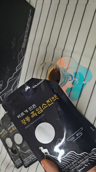 광동생활건강 MF [광동] 바르게 만든 광동 흑염소 진액 70ml * 30포 1박스 — 5점을 준 리뷰어가 2024년 5월 올린 사용 사진