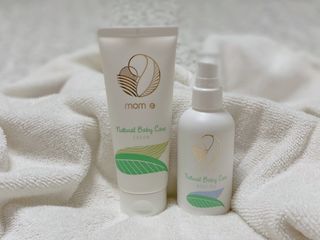 mom e 맘이 내추럴 베이비 케어 크림+바디오일 — 5점을 준 리뷰어가 2021년 1월 올린 사용 사진