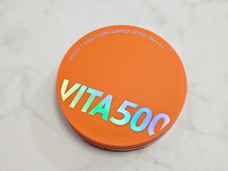 광동생활건강 MF[광동] 비타500✨주름개선·미백·SPF50+🌞퍼펙트쉴드 빅 선쿠션 본품 — 5점을 준 리뷰어가 2024년 5월 올린 사용 사진