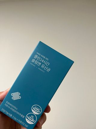 클린24시간 슬림앤유산균 1박스 (3.5g X 15포) — 5점을 준 리뷰어가 2022년 8월 올린 사용 사진