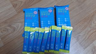 헬스업 핼스업 프로바이오 생유산균 퍼스트 — 5점을 준 리뷰어가 2021년 1월 올린 사용 사진