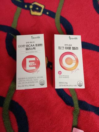 인디닥터 면역 생생 핑크 이뮨 젤리 + 타이탄 BCAA 프로틴 젤리스틱 — 5점을 준 리뷰어가 2022년 5월 올린 사용 사진
