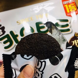 롯데제과 까망카스타드 더블초코 — 5점을 준 리뷰어가 2021년 5월 올린 사용 사진