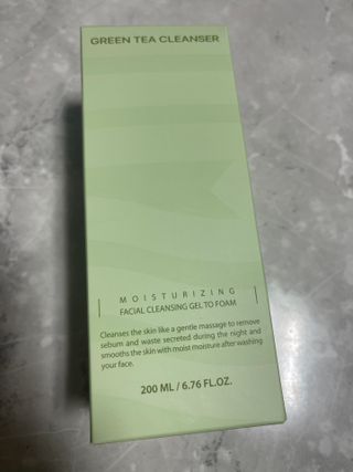 프리마인 메이크업과 들뜨는 각질까지 한방에 깐달걀로! 순하기까지한 셀베이스 그린티클렌저(200ml) — 5점을 준 리뷰어가 2023년 3월 올린 사용 사진