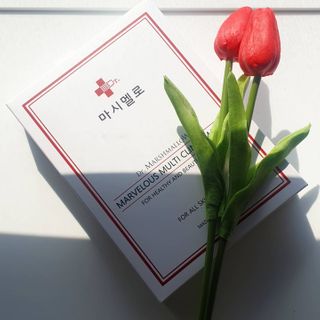 닥터마시멜로 마블러스 멀티 클리닉 마스크 — 5점을 준 리뷰어가 2021년 2월 올린 사용 사진