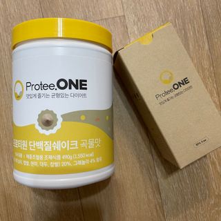 프로티원 단백질쉐이크 곡물맛 2주분 1통+보틀 — 5점을 준 리뷰어가 2021년 4월 올린 사용 사진