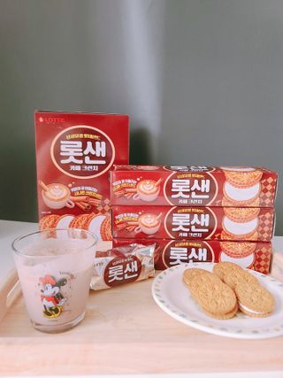 롯데제과 롯샌 카페크런치 — 5점을 준 리뷰어가 2021년 10월 올린 사용 사진
