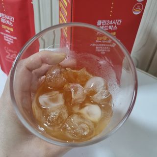 클린24시간 레드박스 1BOX(5포) + 전용보틀(500ml) — 5점을 준 리뷰어가 2024년 1월 올린 사용 사진