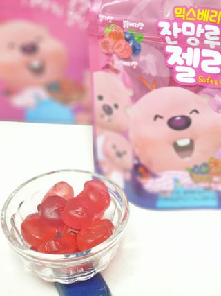 [팔도] 잔망루피젤리 믹스베리맛 42g 8개 — 4.5점을 준 리뷰어가 2022년 2월 올린 사용 사진