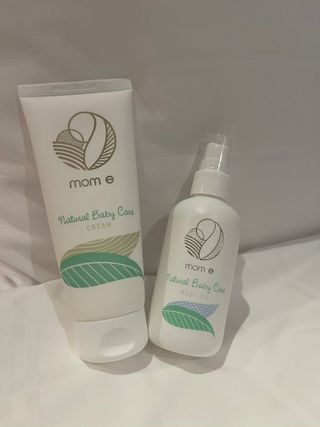 mom e 맘이 내추럴 베이비 케어 크림+바디오일 — 5점을 준 리뷰어가 2021년 1월 올린 사용 사진