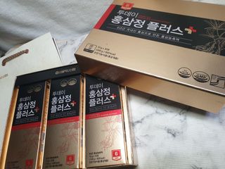 서울약사신협_투데이홍삼정플러스스틱_10g x 30포 — 5점을 준 리뷰어가 2021년 2월 올린 사용 사진