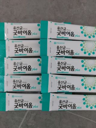 프리마인 유산균 국가지정연구소 선정, 살아있는 생유산균 200억 마리의 힘. 유산균n굿바이옴플러스 — 5점을 준 리뷰어가 2021년 10월 올린 사용 사진