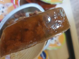 비타크래프트 조에시 하트캔 85g 강아지 습식캔 10캔 — 5점을 준 리뷰어가 2021년 9월 올린 사용 사진