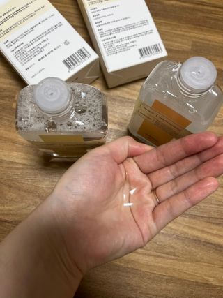 [녹산] 비건 대나무 밸런싱 수분 토너 + 비건 바이오 비타 에센스 — 5점을 준 리뷰어가 2022년 10월 올린 사용 사진