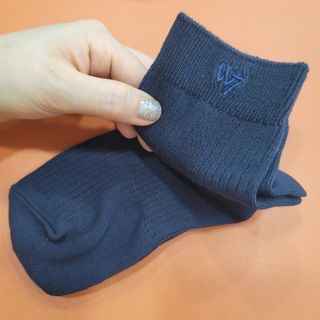 [사이즈가 있는 양말 필로이] 남/여 골지 발목 양말 4족 세트 남【S, M, L, XL】여【S, M, L】_컬러 랜덤 — 5점을 준 리뷰어가 2022년 6월 올린 사용 사진