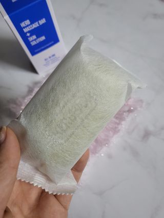 제이제이바이오 허브마사지바 올인원 알약비누 — 5점을 준 리뷰어가 2022년 3월 올린 사용 사진