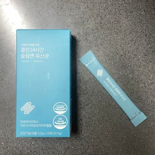 클린24시간 슬림앤유산균 1박스 (3.5g X 15포) — 5점을 준 리뷰어가 2022년 9월 올린 사용 사진