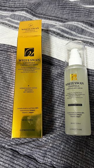 오투에니원 화이트스완 센텔라 루미너스 미스트 세럼 100ml — 5점을 준 리뷰어가 2023년 3월 올린 사용 사진