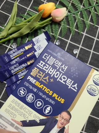 메이준뉴트리 더블액션 프리바이오틱스 플러스+ — 5점을 준 리뷰어가 2021년 7월 올린 사용 사진