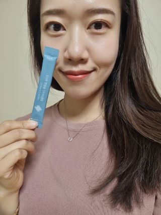클린24시간 슬림앤유산균 1박스 (3.5g X 15포) — 4점을 준 리뷰어가 2023년 4월 올린 사용 사진