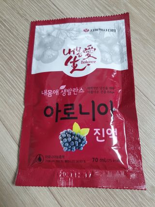 서울약사신협_내몸애생발란스아로니아_70ml x 30포 — 5점을 준 리뷰어가 2021년 7월 올린 사용 사진