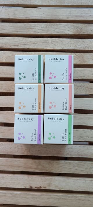 버블데이 배쓰밤 거품입욕제 버블바 6종 — 5점을 준 리뷰어가 2021년 8월 올린 사용 사진