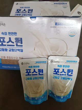 자연에온 마시는 프로틴 고함량 균형단백질 음료 포스틴 125ml 10개입 1BOX — 5점을 준 리뷰어가 2021년 5월 올린 사용 사진
