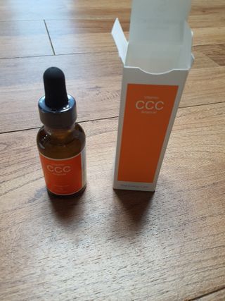 더마 사이언스 비타민 CCC 앰플 기미 브라이트닝 세럼 30ml — 4점을 준 리뷰어가 2021년 8월 올린 사용 사진