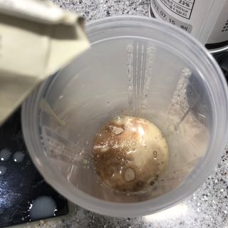 뉴트리션팩토리 닥터큐어 프리미엄쉐이크 다이어트쉐이크 — 4.5점을 준 리뷰어가 2021년 9월 올린 사용 사진