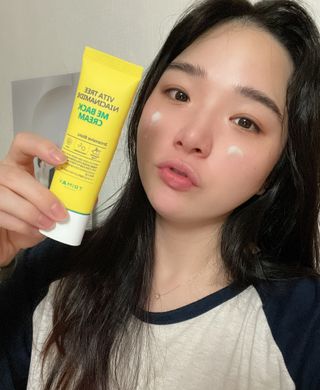 트리마이 비타트리 나이아신아마이드 미백 크림 — 4.5점을 준 리뷰어가 2021년 4월 올린 사용 사진