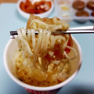 NISSIN 닛신 컵누들  4종 - 씨푸드오리지날, 씨푸드 스파이시, 씨푸드 커리, 씨푸드 XO소스 — 5점을 준 리뷰어가 2021년 12월 올린 사용 사진