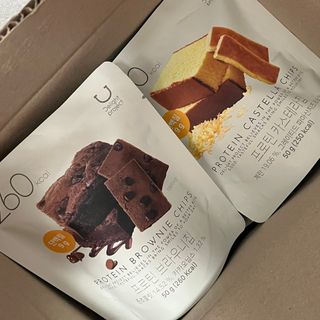 신상품) 딜라이트 프로젝트 프로틴  브라우니칩/ 카스테라칩 총 6EA — 4.5점을 준 리뷰어가 2022년 5월 올린 사용 사진