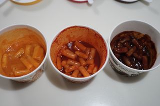 추억의 국민학교 떡볶이 국떡 컵볶이 선물박스 — 5점을 준 리뷰어가 2022년 1월 올린 사용 사진