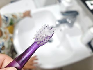 닥터데디스 안심불소 튼튼치약(청포도, 민트 중 택 1) 60g + 여행용 미니 치약 15g — 5점을 준 리뷰어가 2022년 7월 올린 사용 사진