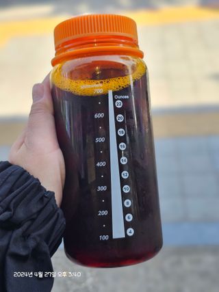 무라벨 바리스타룰스 디카페인 아메리카노 — 5점을 준 리뷰어가 2024년 4월 올린 사용 사진