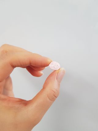 입 냄새 완화에 도움을 주는 에티켓 캔디 복숭아맛 앳캔디 — 5점을 준 리뷰어가 2021년 1월 올린 사용 사진