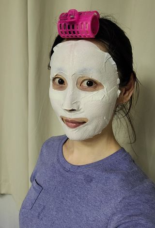 아이디플라코스메틱 페이스핏 플라스터 마스크 _ 리뉴얼 — 4점을 준 리뷰어가 2022년 5월 올린 사용 사진