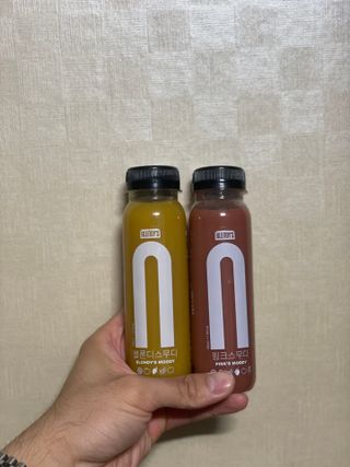 BLENDY'S 핑크 스무디+블론디 스무디 — 5점을 준 리뷰어가 2021년 9월 올린 사용 사진
