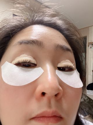 피비에스코리아 [오마이셀프] 셀프 속눈썹펌 키트 뷰러펌 파마 세트 — 5점을 준 리뷰어가 2021년 12월 올린 사용 사진