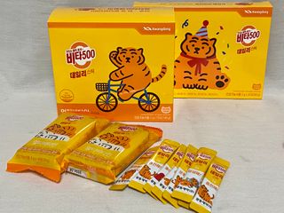 광동생활건강 [광동] 비타500데일리스틱  ★빼빼로데이★ 30포+70포+ 뚱랑이스티커+빼빼로+쇼핑백 — 5점을 준 리뷰어가 2022년 11월 올린 사용 사진