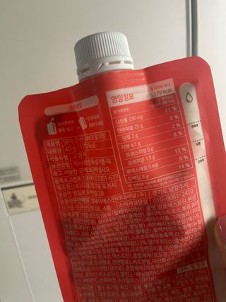 [덜다] 든든 식물성 단백질 쉐이크 40g X 7입 (곡물/딸기) — 5점을 준 리뷰어가 2023년 8월 올린 사용 사진