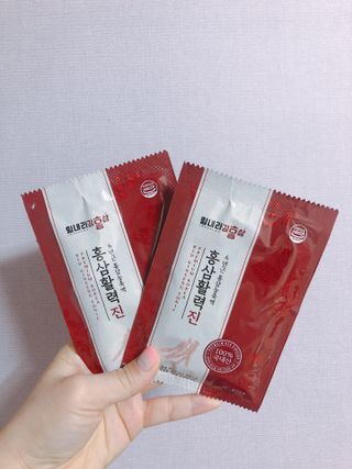 힘내라김홍삼 홍삼활력진 50ml x 5포 — 5점을 준 리뷰어가 2021년 3월 올린 사용 사진